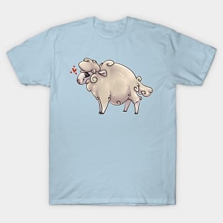 round sheep T-Shirt